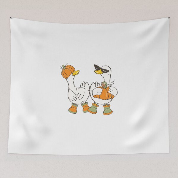 Item preview, Halloween Geese women’s tshirt pumpkin designed and sold by Mamma Goose.