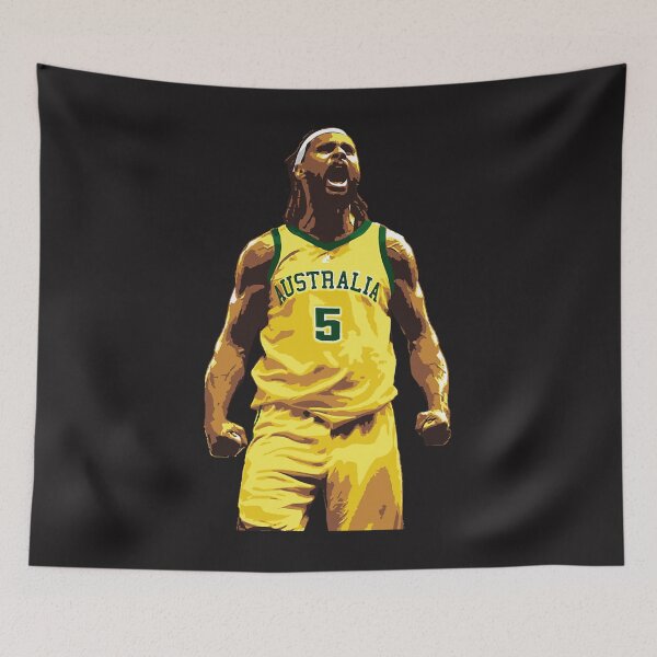 Item preview,  Patty Mills Boomers Australia Basketball designed and sold by NicoleSC1.