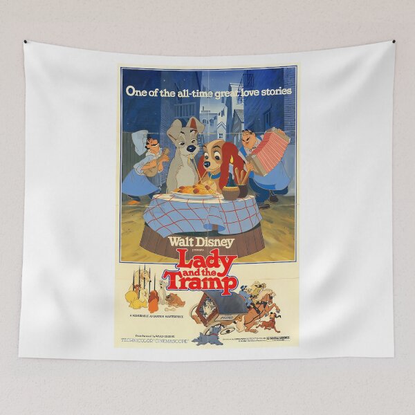 Item preview, Cartoon Vintage Movies Dogs Spaghetti Romantic Couple designed and sold by Ludvig-Faint91.