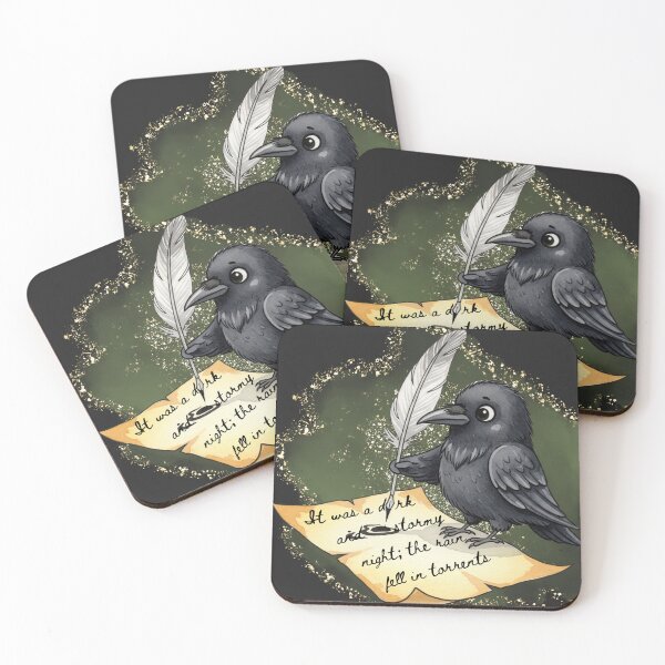Item preview, Raven writes a novel designed and sold by Petthecatshop.