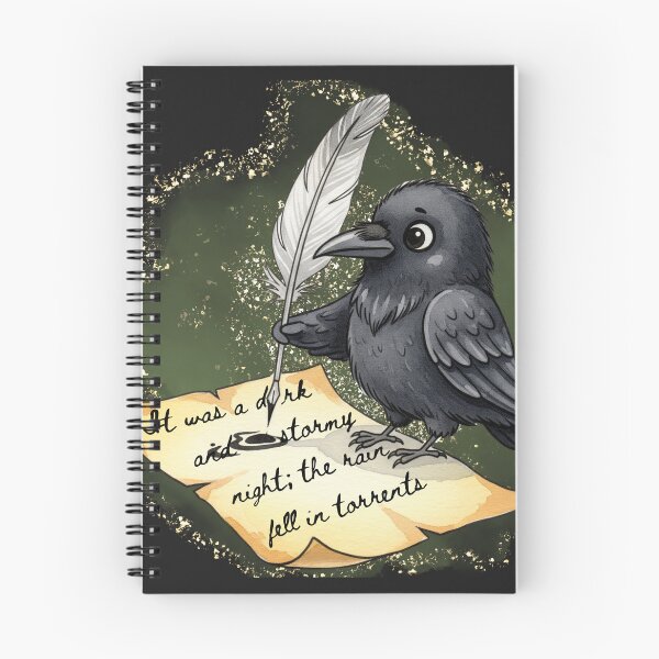Item preview, Raven writes a novel designed and sold by Petthecatshop.