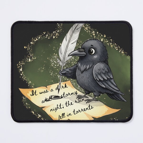 Item preview, Raven writes a novel designed and sold by Petthecatshop.