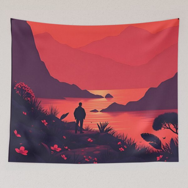 Item preview, Sunset Sun Landscape designed and sold by Ciervo Primavera.