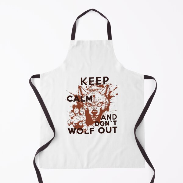 Item preview, Keep Calm And Do Not Wolf Out; designed and sold by StickerApe.