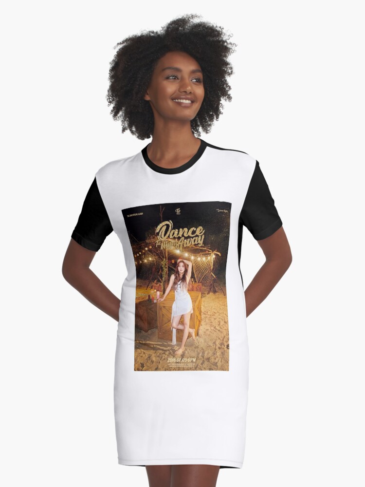 Twice 트와이스 Dance The Night Away Jihyo Graphic T Shirt Dress By Gottrihgtt Redbubble