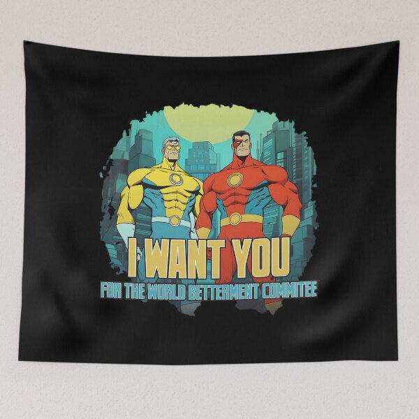 Item preview, Parody Vintage Father Son Cartoon Comic Superhero designed and sold by Trendy-stefan.