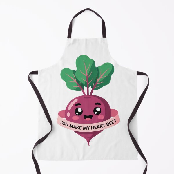 Item preview, You Make My Heart Beet, Cute Kawaii Veggie Lover Pun designed and sold by Bliss Find And Design.