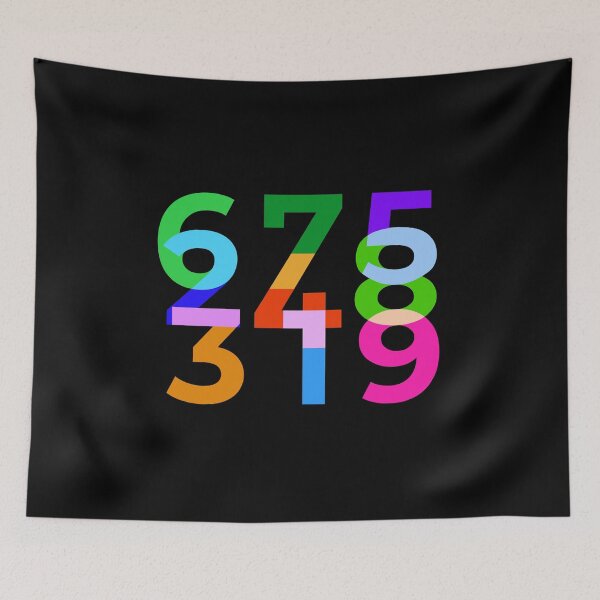 Item preview, Sudoku funny colorful numbers from 1 to 9 designed and sold by peter2art.