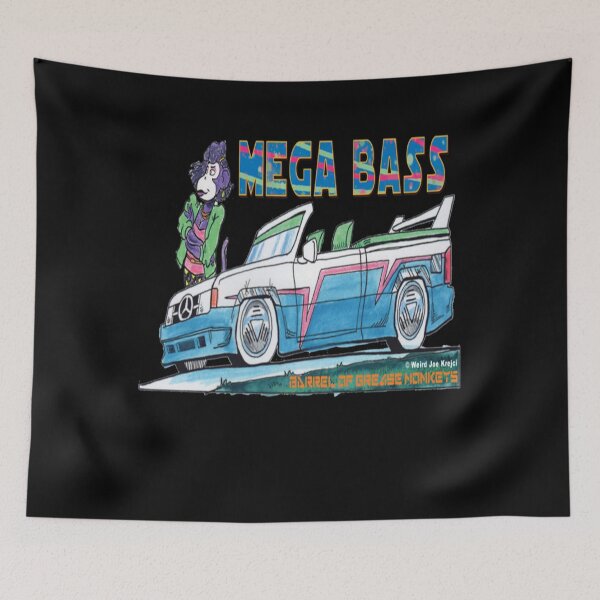 Item preview, Mega Bass 1980's Mini Truck designed and sold by VincenzaRaynor.
