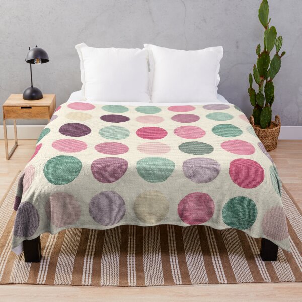 Item preview, Pastel Polka Dot Pattern - Pink Dots - Purple Dots - Vintage Polka Dots designed and sold by DreamersPlan.