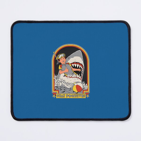 Item preview, Stay Positive Shark Attack Vintage Retro Comedy Funny Gift Vintage designed and sold by vimkcemp.