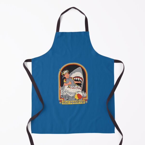 Item preview, Stay Positive Shark Attack Vintage Retro Comedy Funny Gift Vintage designed and sold by vimkcemp.