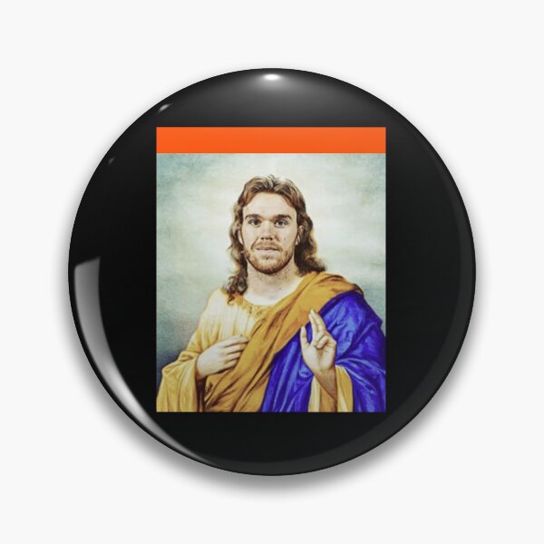 Item preview, All Hail Mcjesus Matching Oilers Orange Hex Color Background designed and sold by EnniceJohnson.