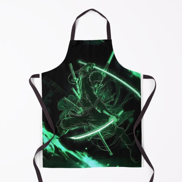 Item preview, Roronoa Zoro - Neon Green Three Sword Style designed and sold by Dyan4.