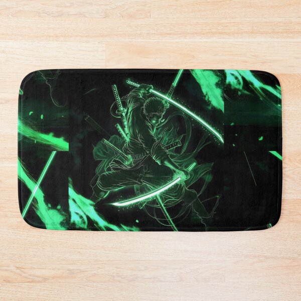 Item preview, Roronoa Zoro - Neon Green Three Sword Style designed and sold by Dyan4.
