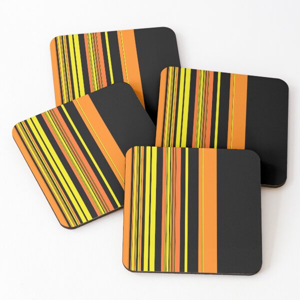 Item preview, Pumpkins Smiles Stripe Set Seamless Repeat designed and sold by Sharon Schwalbe.