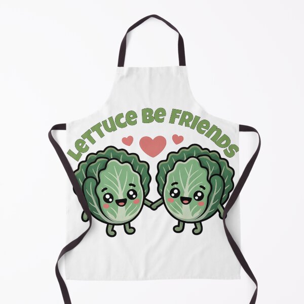 Item preview, Lettuce Be Friends, Cute Leafy Veggie Pun designed and sold by Bliss Find And Design.