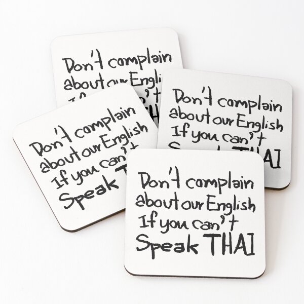Item preview, Do Not Complain About Our English; Graffiti Style; designed and sold by StickerApe.