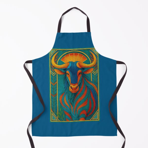 Item preview, Colorful Portrait of a Wildebeest designed and sold by CarolM.