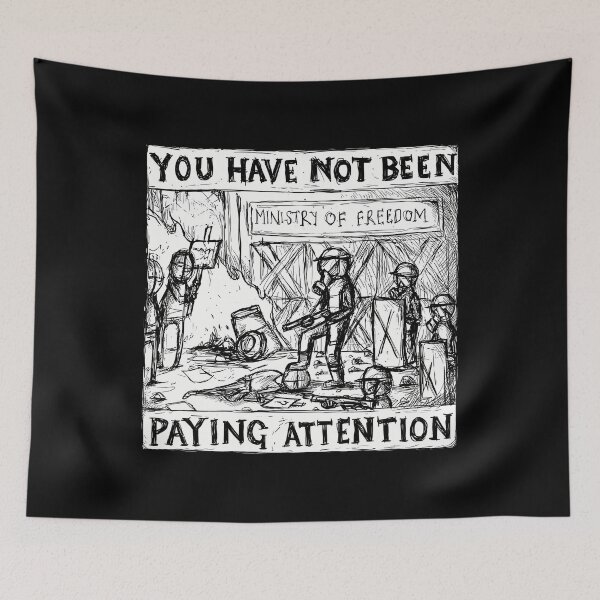Item preview,  You Have Not Been Paying Attention (Again) - 225 - Illustrated Lyrics. designed and sold by rozingcremeni.