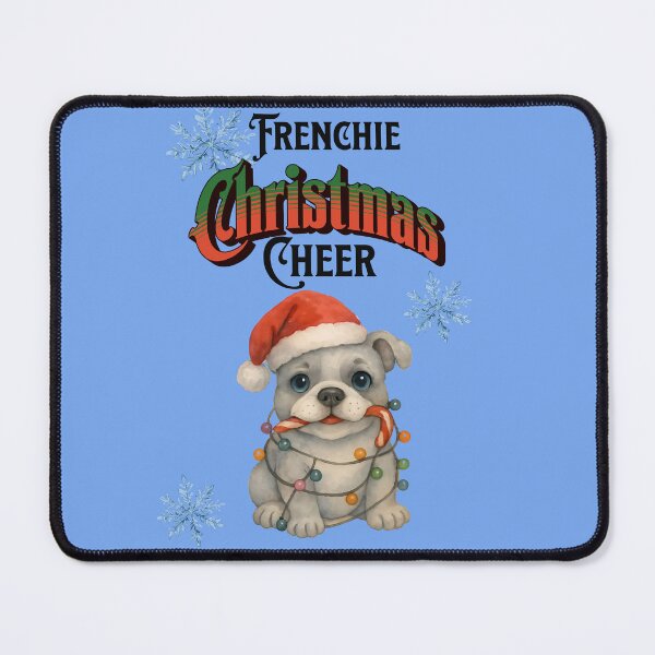 Item preview, Frenchie Christmas Cheer designed and sold by ArtisticDesignsbyLinda.