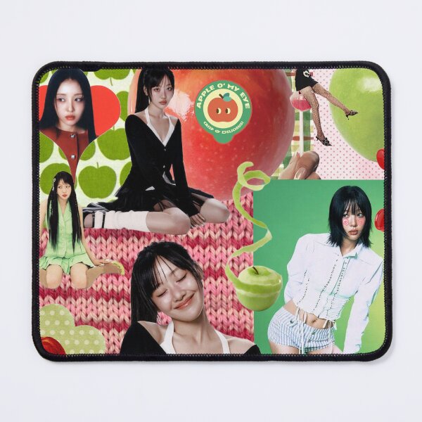 Item preview, yves green and red apple collage designed and sold by aeiia.