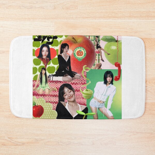 Item preview, yves green and red apple collage designed and sold by aeiia.