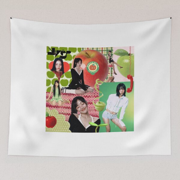 Item preview, yves green and red apple collage designed and sold by aeiia.