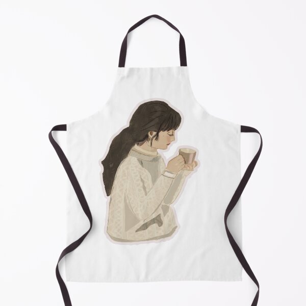 Item preview, Minimal Cozy Girl with Coffee designed and sold by Naphat Goods.
