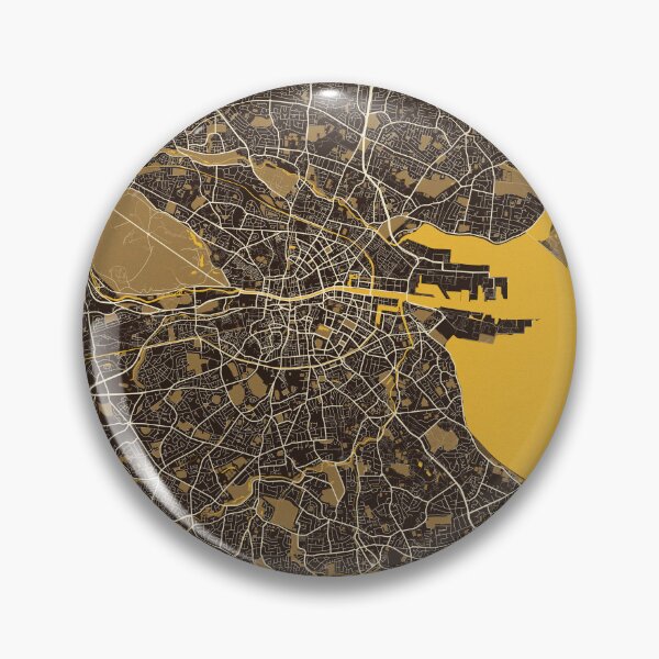Item preview, Dublin City Map of Ireland - Pastel designed and sold by deMAP.