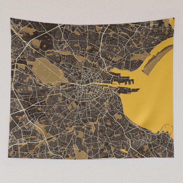 Item preview, Dublin City Map of Ireland - Pastel designed and sold by deMAP.
