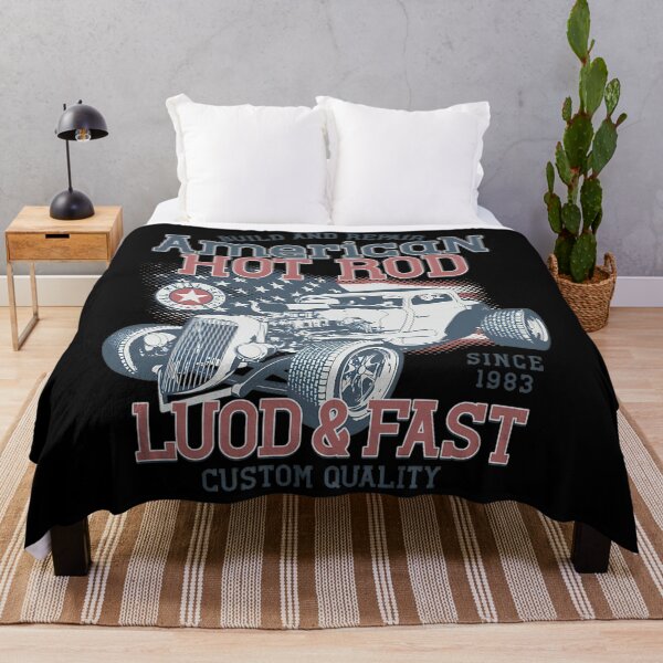 Item preview, Hot Car Muscle Rod Vintage Racing Drag designed and sold by MirrorMirrorDe.