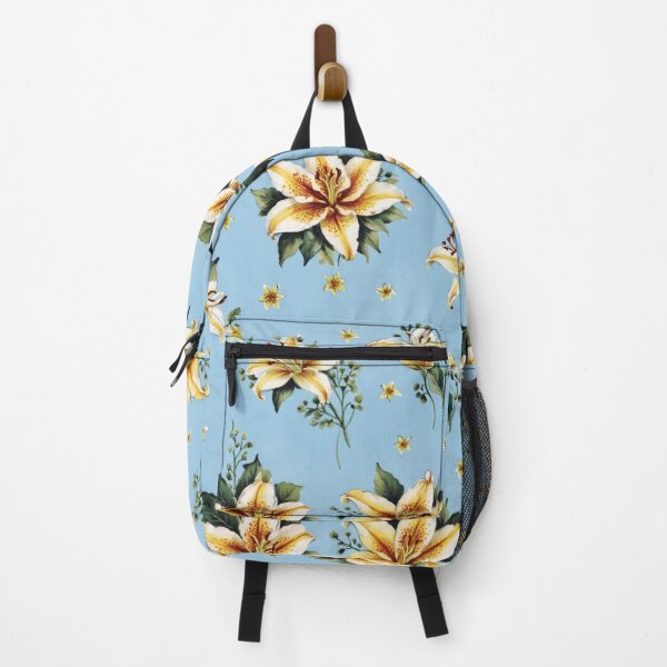 Item preview, yellow lilies in vintage style designed and sold by Nice-patterns.