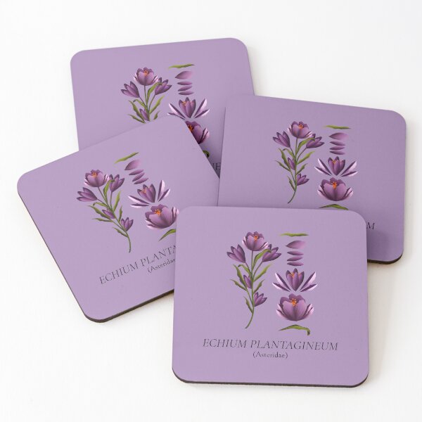 Item preview, Echium Plantagineum – Asteridae Botanical Design designed and sold by Novel Works Studio.