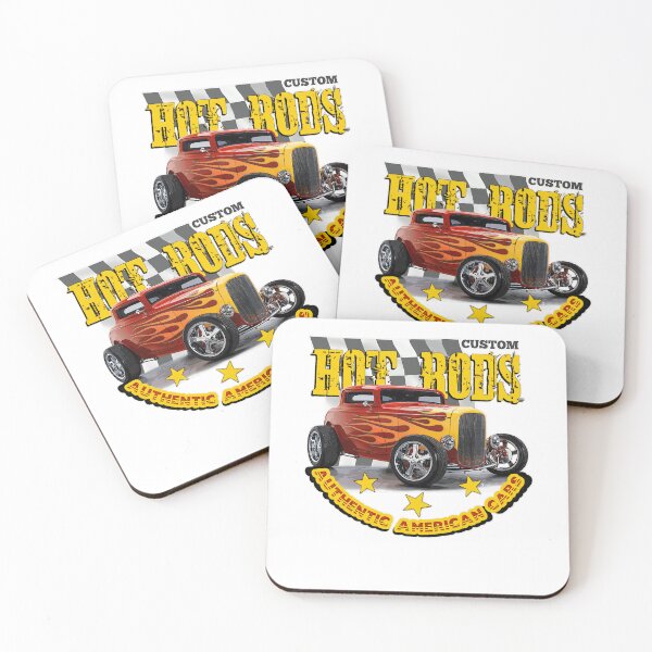 Item preview, Rod Car Drag Muscle Hot Racing Vintage designed and sold by MirrorMirrorDe.