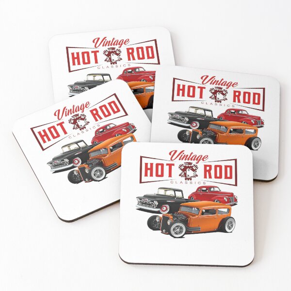 Item preview, Drag Hot Racing Car Vintage Rod Muscle designed and sold by MirrorMirrorDe.