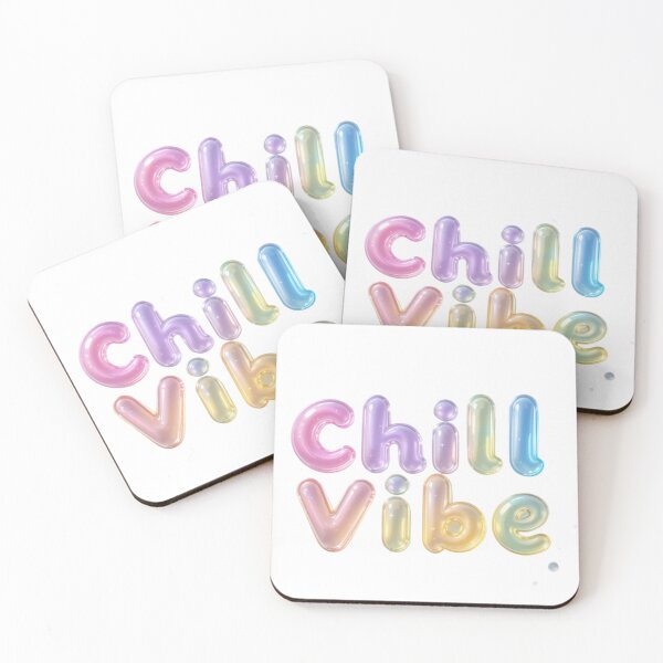 Item preview, Just Vibin’ Aesthetic Text Design designed and sold by AbhishekPanwar.
