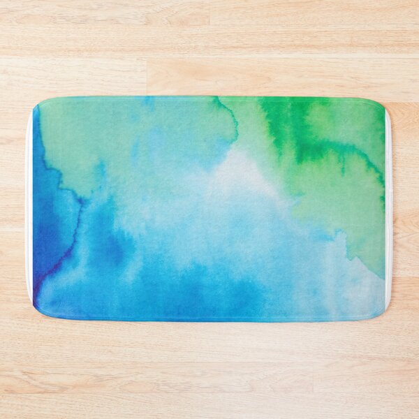 Item preview, Blue and Green Watercolor Painting designed and sold by Pennypaints.
