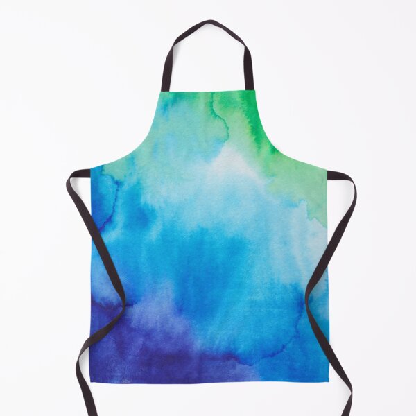 Item preview, Blue and Green Watercolor Painting designed and sold by Pennypaints.