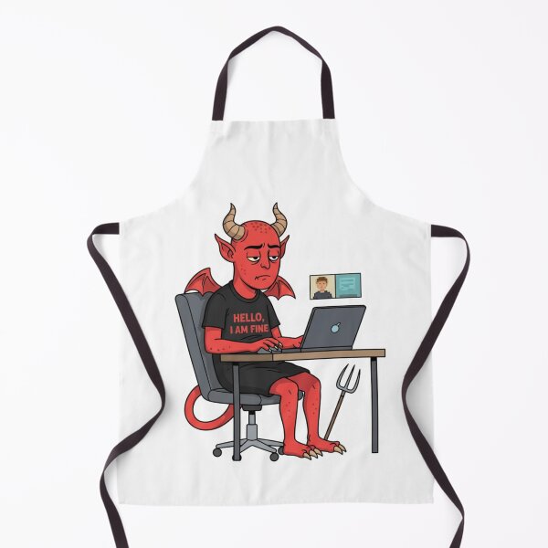 Item preview, The Remote Work Demon designed and sold by LaElee.