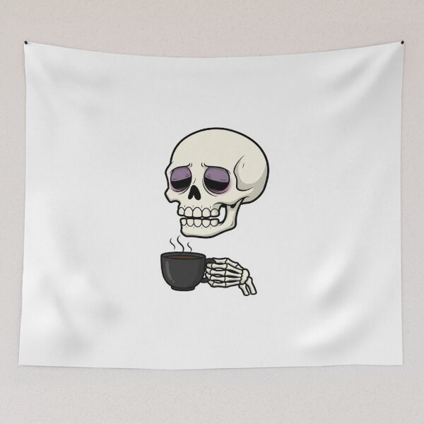 Item preview, The Exhausted Skeleton designed and sold by LaElee.