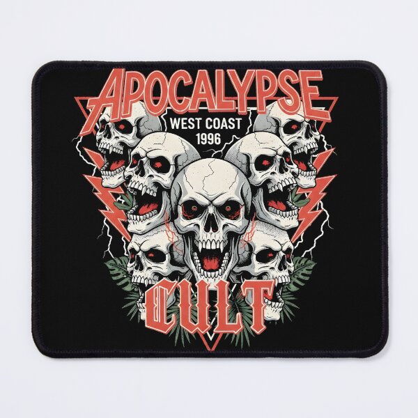 Item preview, APOCALYPSE CULT - West Coast 1996 Retro Skulls Graphic designed and sold by AV.
