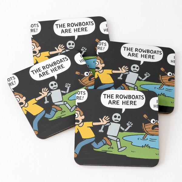 Item preview, Robots? Rowboats! Panic Comic designed and sold by CoolCrazyQuirky.