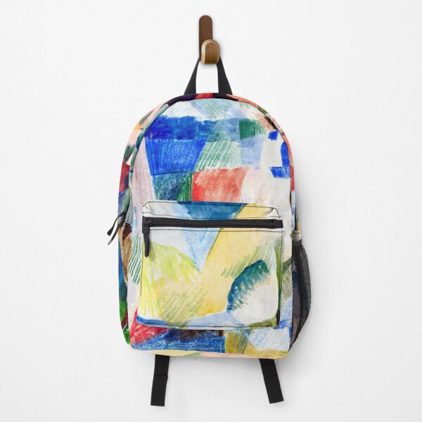 Item preview, Landscape with Children and Goats August Macke - German Expressionist Pastoral Scene - Der Blaue Reiter Movement designed and sold by Under-TheTable.