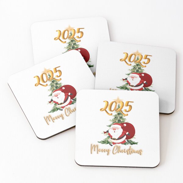 Item preview, 2025 Merry Christmas – Santa & Tree Holiday Design designed and sold by Artland2024.