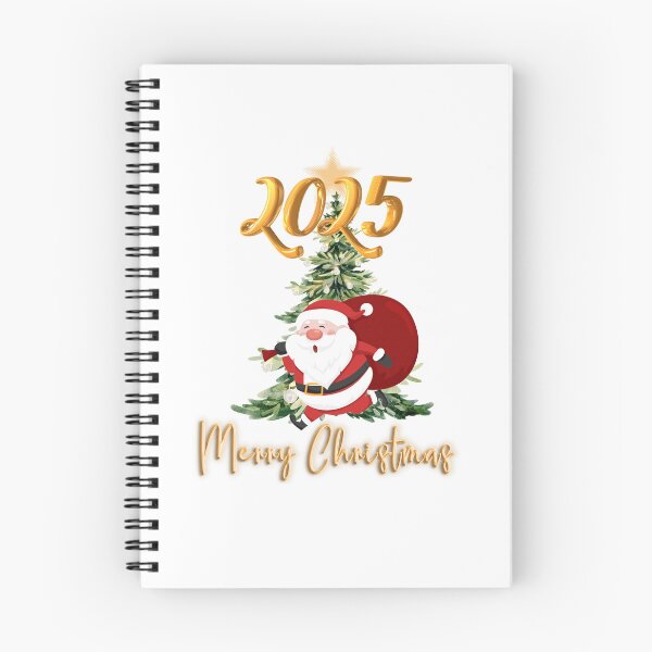 Item preview, 2025 Merry Christmas – Santa & Tree Holiday Design designed and sold by Artland2024.