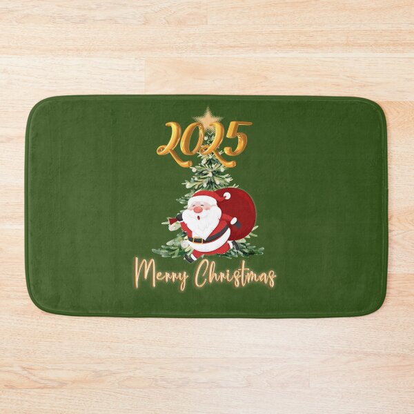 Item preview, 2025 Merry Christmas – Santa & Tree Holiday Design designed and sold by Artland2024.