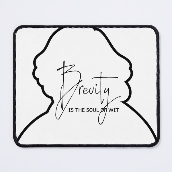 Item preview, "Brevity is the Soul of Wit" - Shakespeare designed and sold by JammyInkDesigns.
