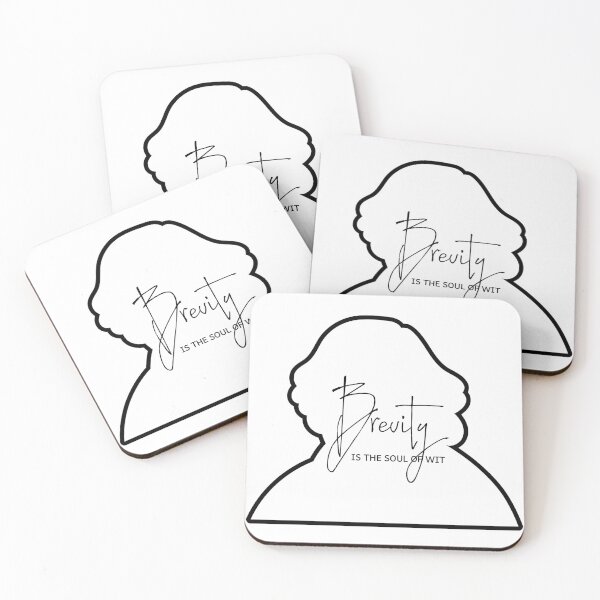 Item preview, "Brevity is the Soul of Wit" - Shakespeare  designed and sold by JammyInkDesigns.