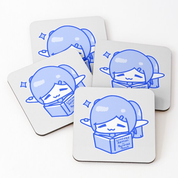 Item preview, Adorable Elf Chibi Reading Banned Book designed and sold by Delta Neutro.